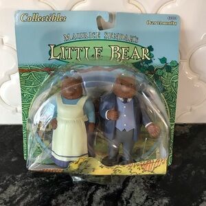 Vintage Maurice Sendak’s Little Bear Emily Lucy Cat & Duck Figure Toy 1999 NEW